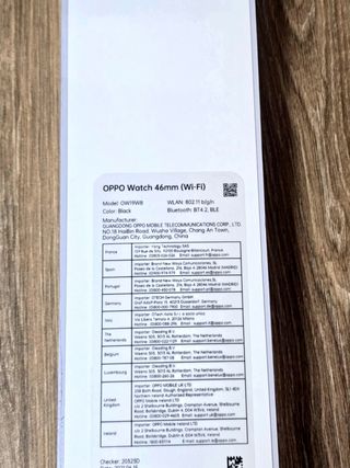 OPPO WATCH Wi-Fi da 46 mm - Smartwatch
