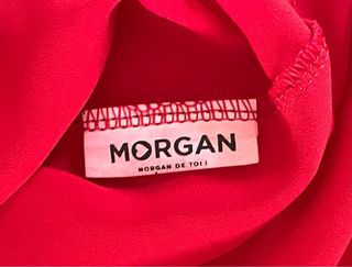 Blusa - camisa roja Morgan - sin mangas T.S(36)
