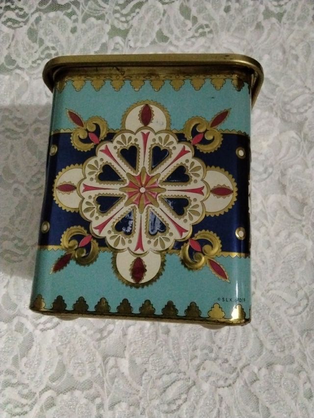 Caja Metal Caramelos Vintage