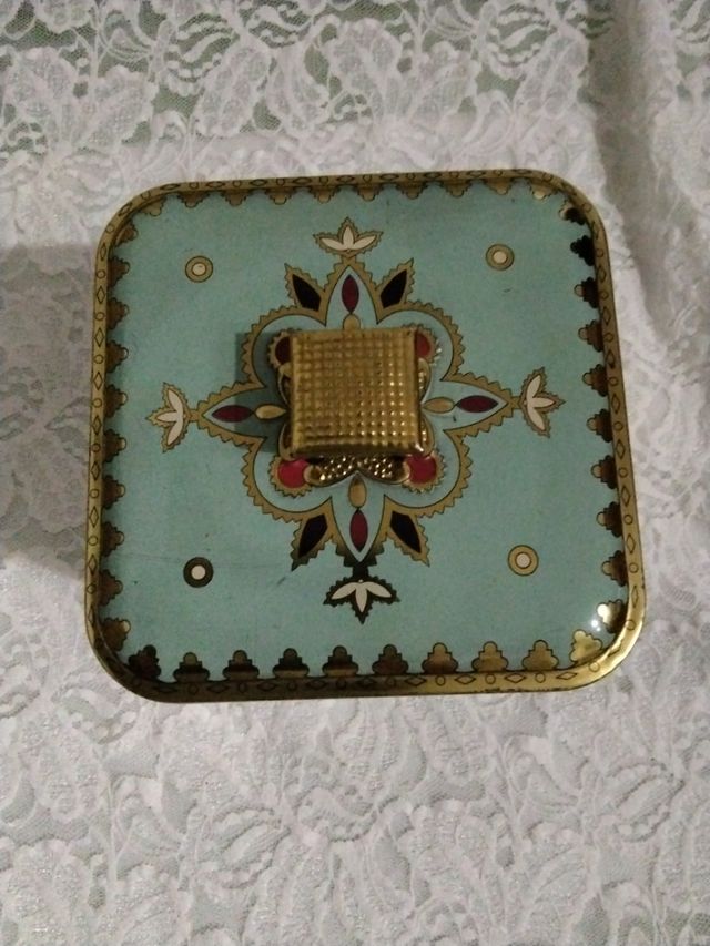 Caja Metal Caramelos Vintage