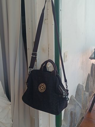 Bolso Kipling negro - bandolera