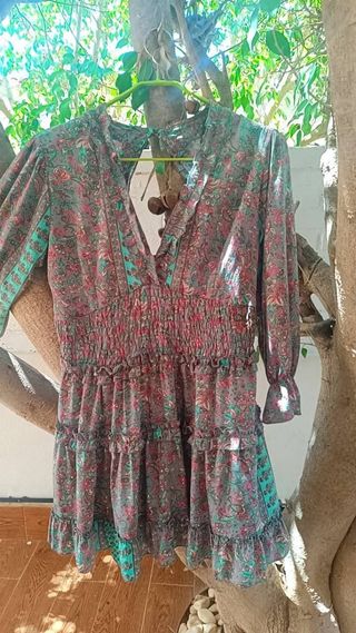 Vestido boho floral M/L