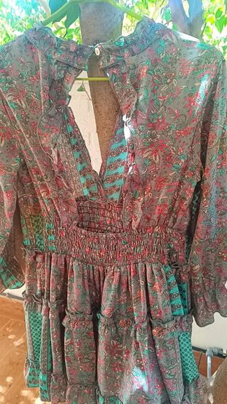 Vestido boho floral M/L