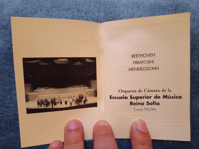 MiniDisc Orquesta Cámara Reina Sofía Sony music