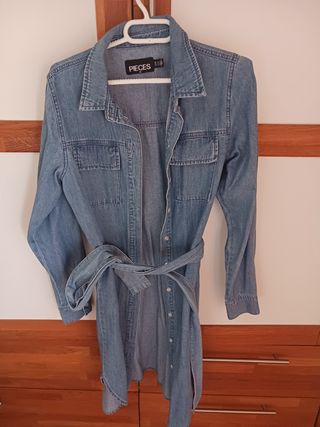 Vestido vaquero Pieces XS - Nuevo