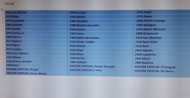 Adrenalyn XL 2010-11 LIGA BBVA