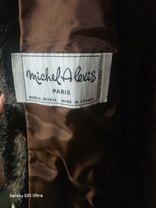 Chaquetón marrón pelo sintético