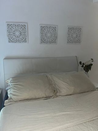 Cabecero cama blanco