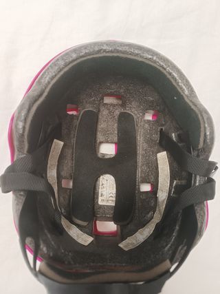 Casco bici niña rosa