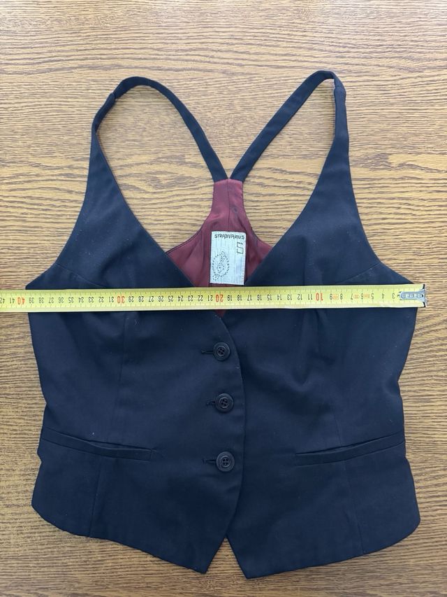 Chaleco negro Stradivarius mujer