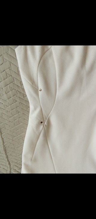 Vestido Sfera blanco corto