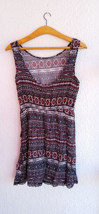 Regalo Vestido boho chic multicolor