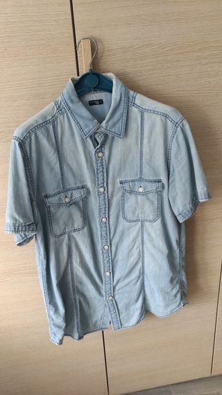 Camicia Jeans Uomo Tg.L