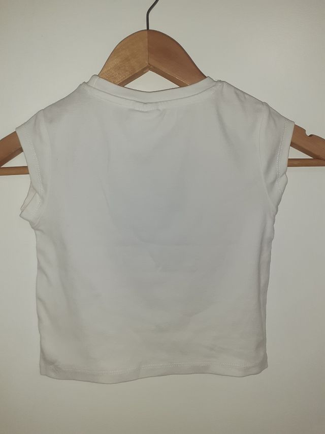 Camiseta Zara niña 8/9, estrella leopardo