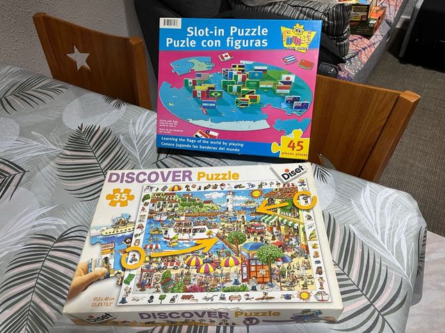 Puzzle + Puzzle: 45 y 35 piezas
