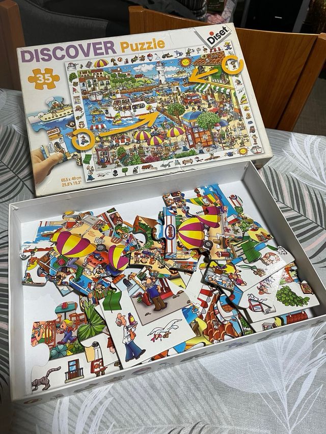 Puzzle + Puzzle: 45 y 35 piezas