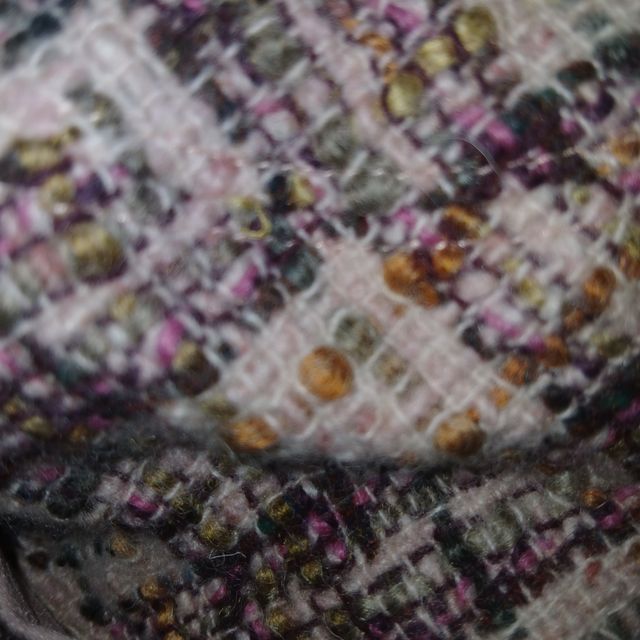 Sombrero vintage rosa y morado