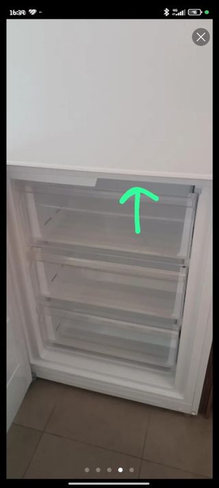 Nevera combi blanca EAS Electric