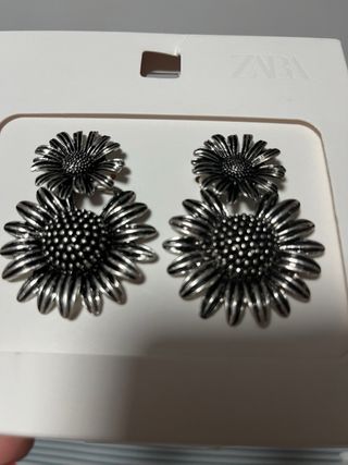 Pendientes Zara - Doble Flor
