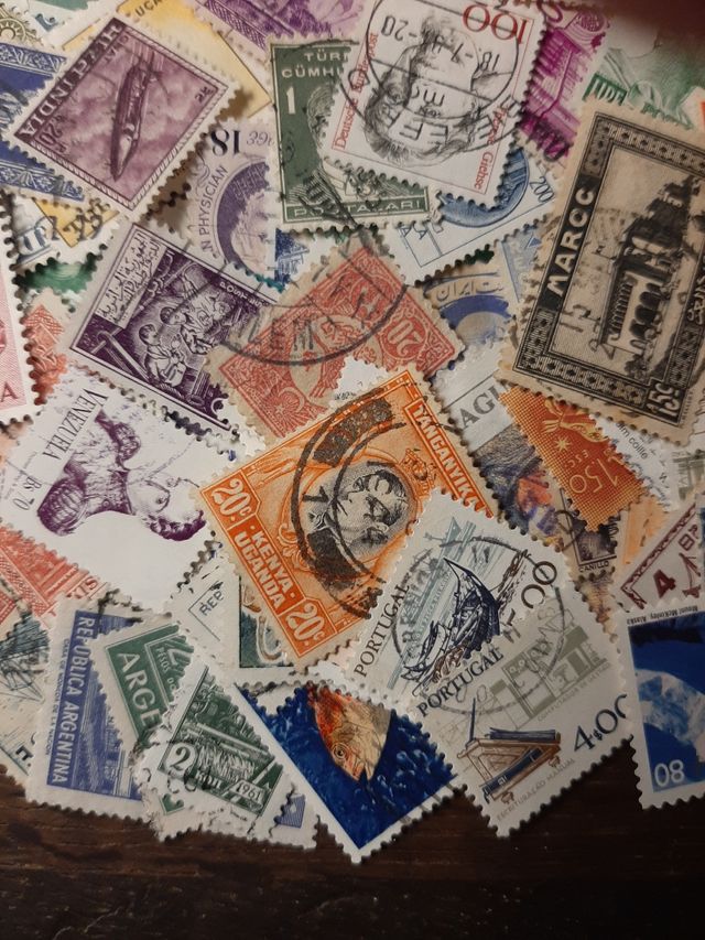 Francobolli del mondo.