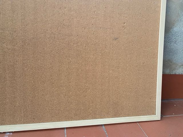 Tablón corcho madera para chinchetas