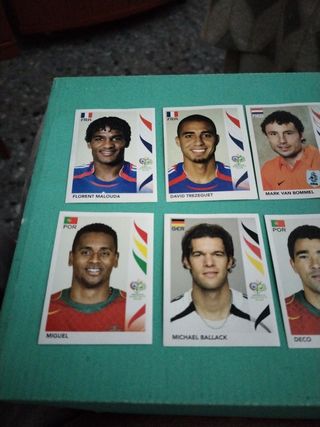 Cromos Panini Mundial 2006  Alemania- 9 cromos