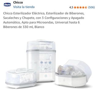 Esterilizador de biberones marca Chicco
