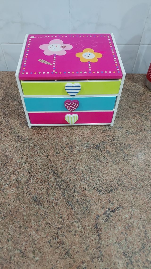Joyero infantil 3 cajones 