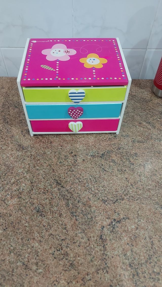 Joyero infantil 3 cajones 