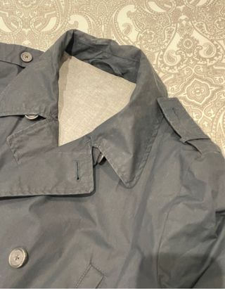 Gabardina negra Purificación García - Talla L