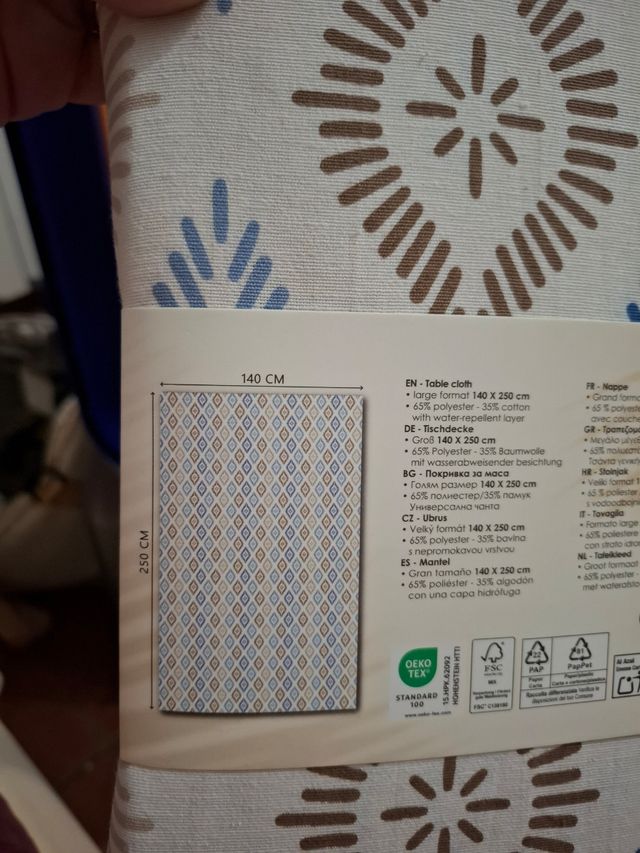 Tovaglia 140x250cm - Cotone Poliestere