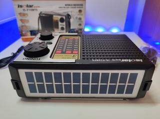 RADIO NUEVA RECARGABLE SOLAR BLUETOOTH USB LINTERN