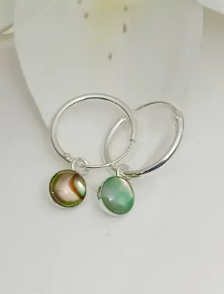 Maravillosos Pendientes Aro Avalon Plata 925