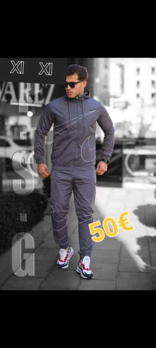 Chándal Nike gris XL (46/56)