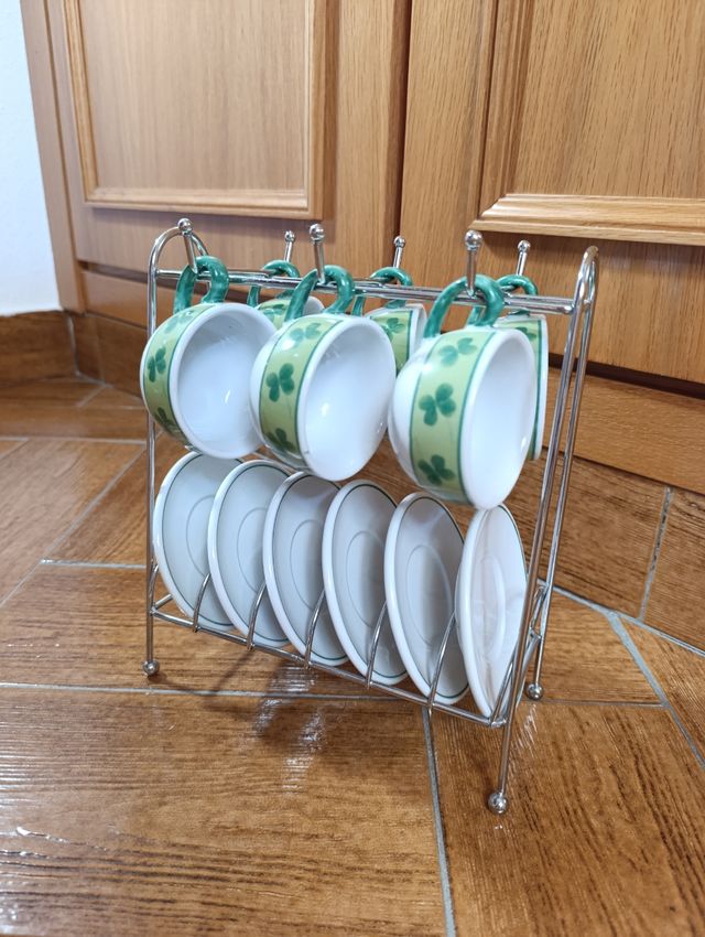 Juego tazas café - 6 pzas.