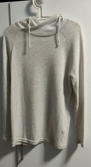Sudadera Bershka blanca 