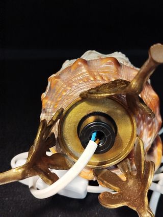 Lampada conchiglia vintage