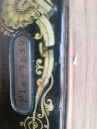 Máquina coser Singer antigua