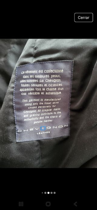 Chaqueta cuero Chevignon M
