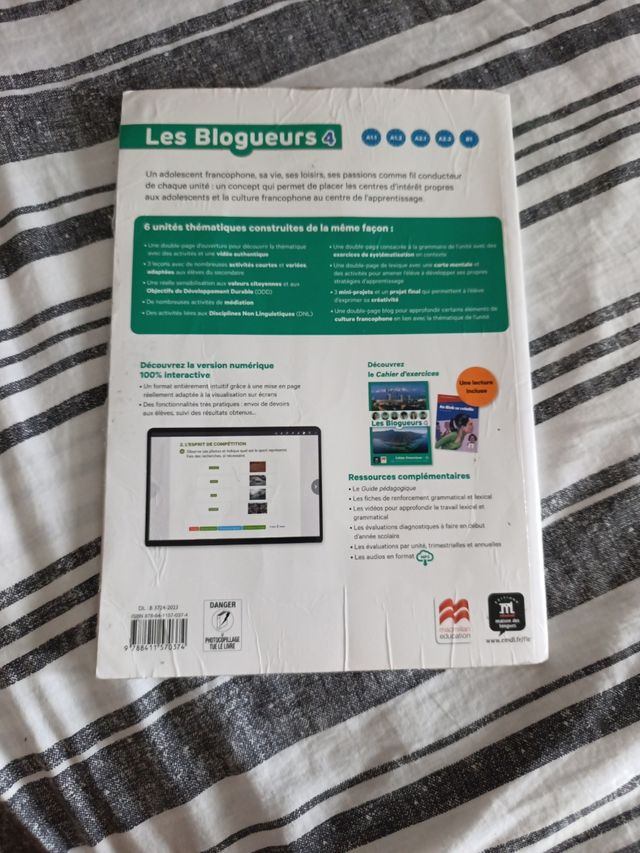 LES BLOGUEURS 4 A2.2 LIVRE (EPACK)
