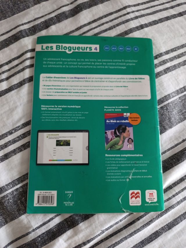 LES BLOGUEURS 4 A2.2 LIVRE (EPACK)