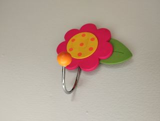 Colgadores infantiles - Corazón & Flor. 