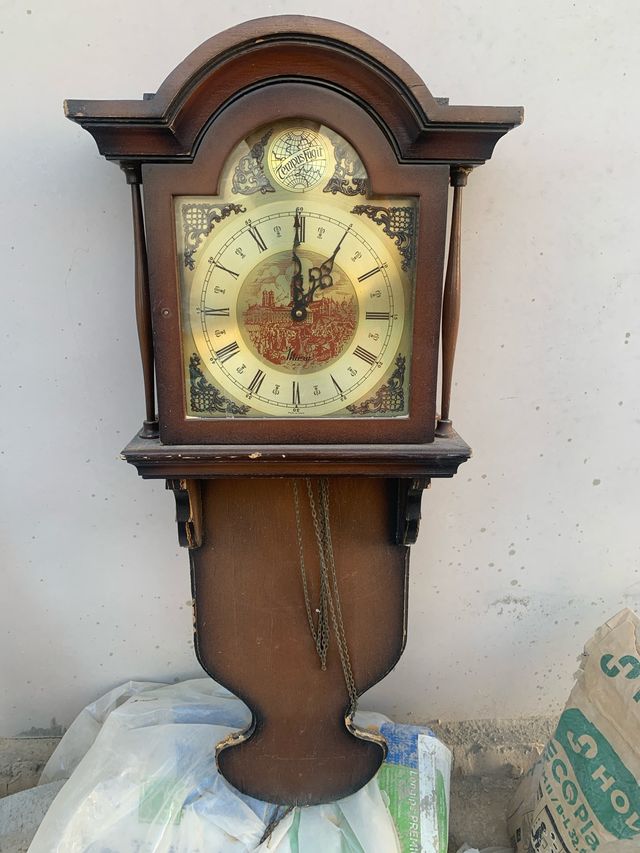 Reloj Pared antiguo Tempus Fugit