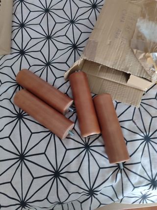 Patas somier madera marrón - 4uds