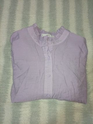 Blusa morada mujer - Mango