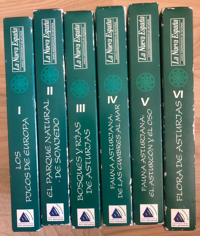 VHS Asturias: Naturaleza (6 cintas)