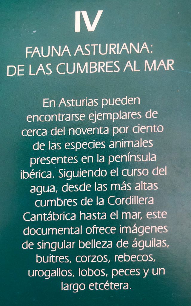 VHS Asturias: Naturaleza (6 cintas)