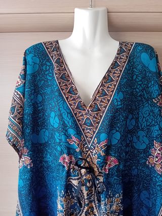 Caftano lungo donna mare.