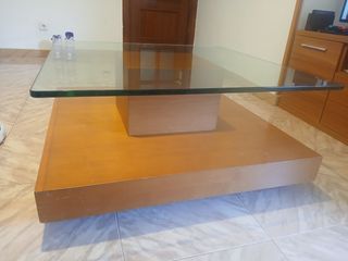 Regalo Mesa centro madera-vidrio