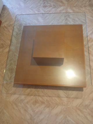 Regalo Mesa centro madera-vidrio